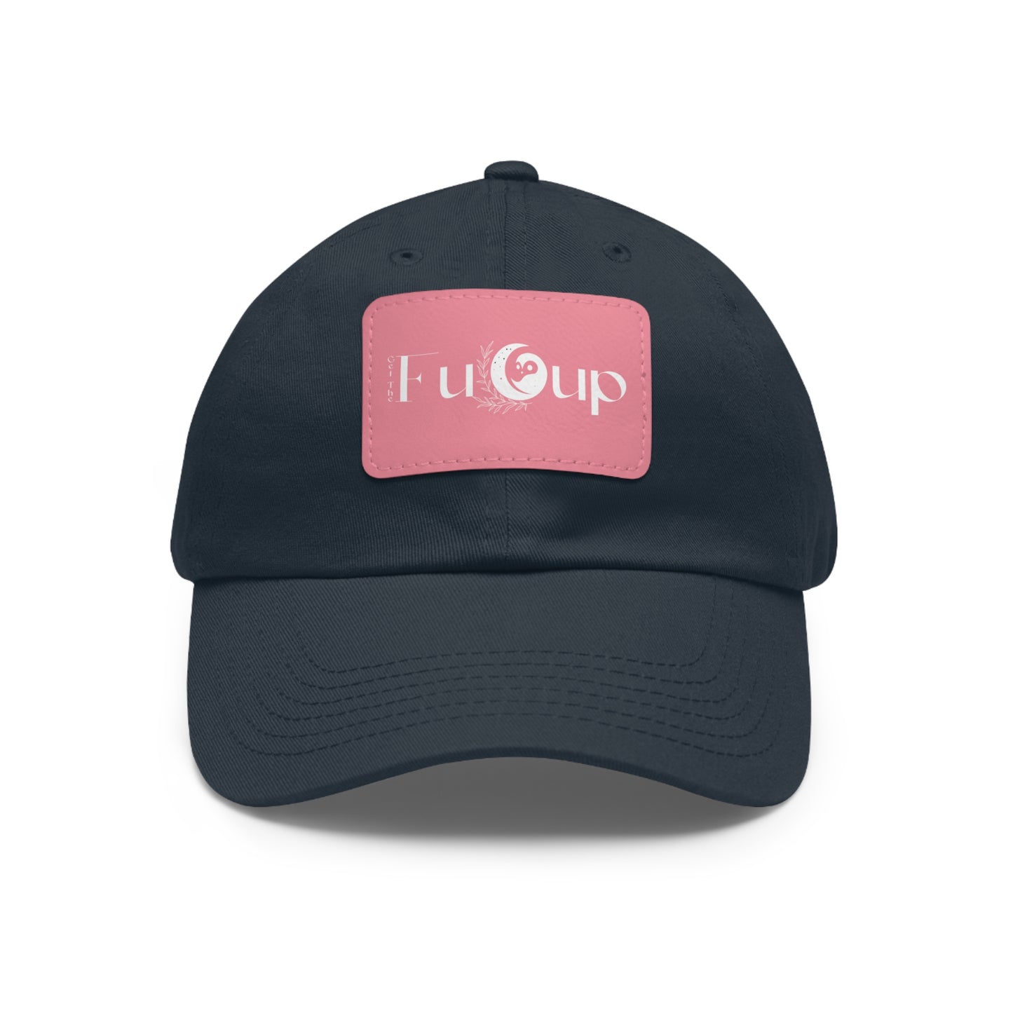 Dad Hat with Leather Patch (Rectangle)