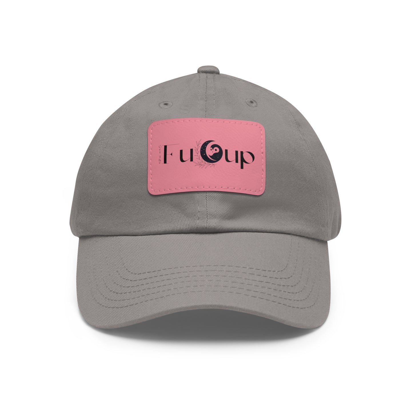 Dad Hat with Leather Patch (Rectangle)