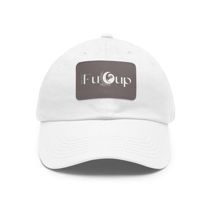 Dad Hat with Leather Patch (Rectangle)