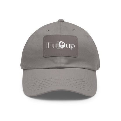 Dad Hat with Leather Patch (Rectangle)