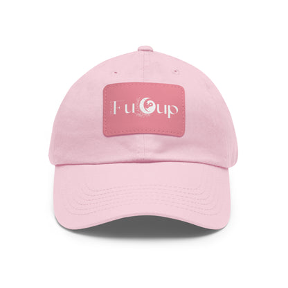 Dad Hat with Leather Patch (Rectangle)