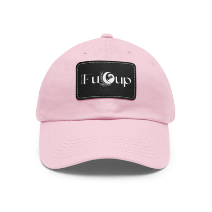 Dad Hat with Leather Patch (Rectangle)