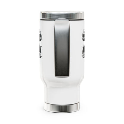 Stainless Steel Travel Mug with Handle, 14oz