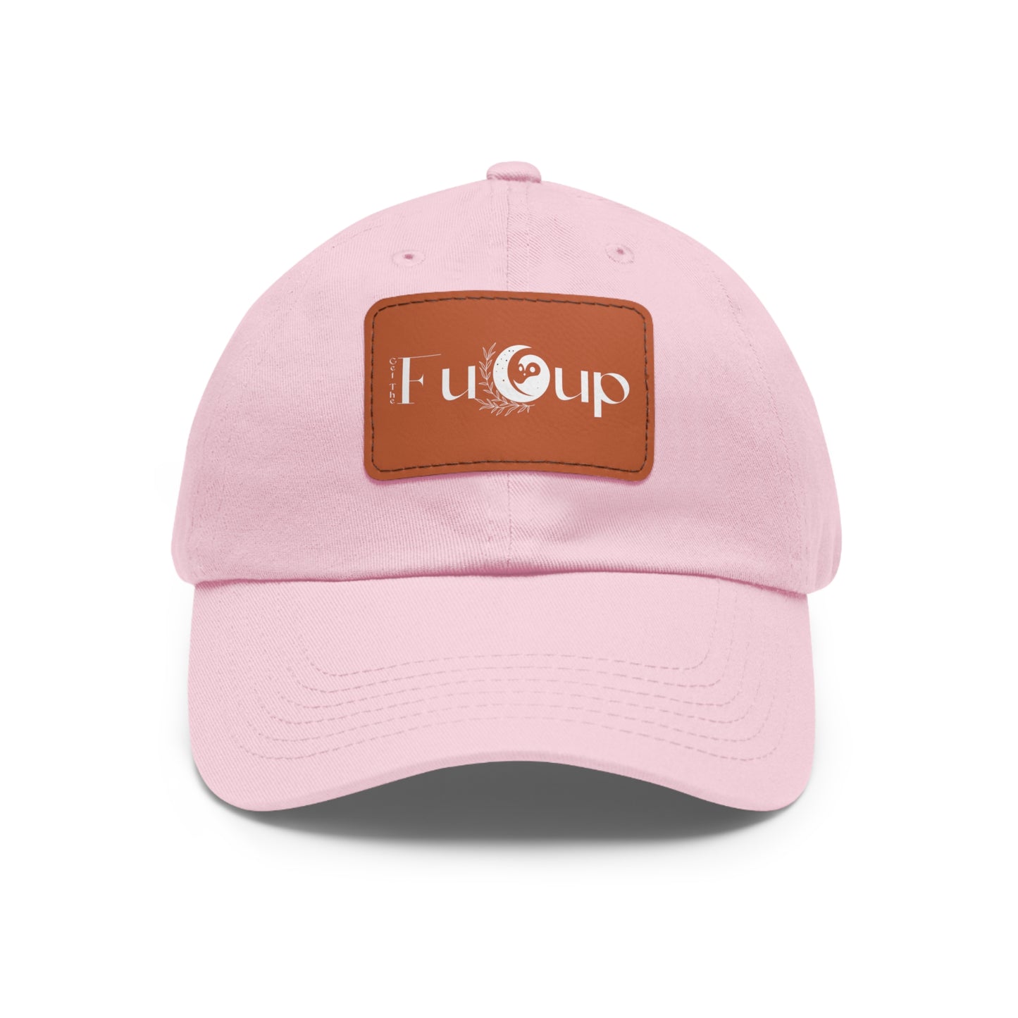 Dad Hat with Leather Patch (Rectangle)