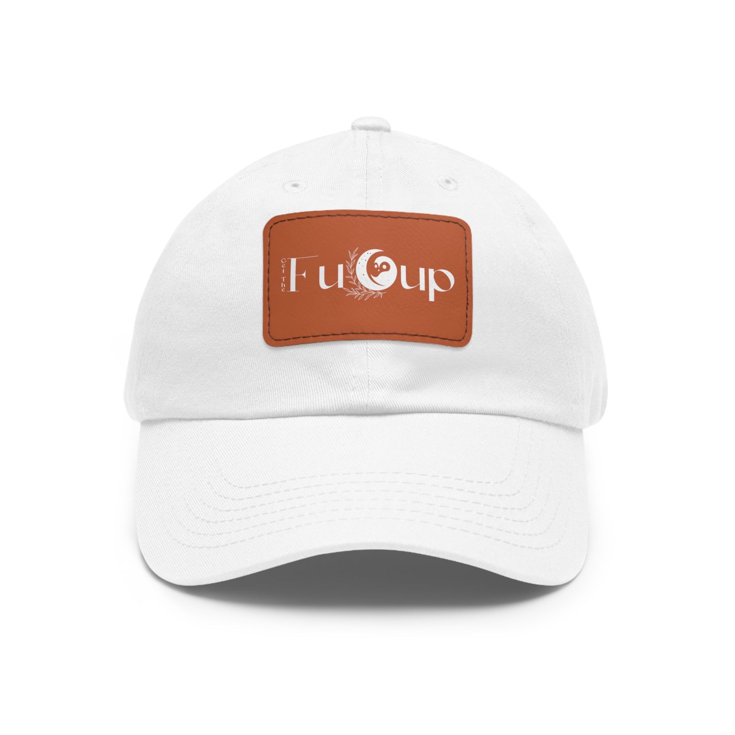 Dad Hat with Leather Patch (Rectangle)